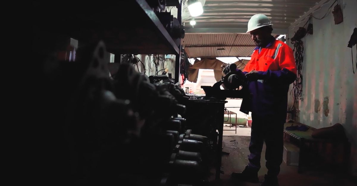 worker working in workshop Free Stock Video Footage, Royalty-Free 4K ...