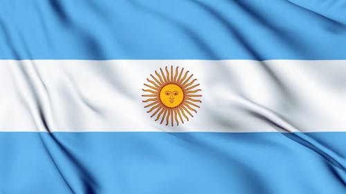 Argentina Flag color