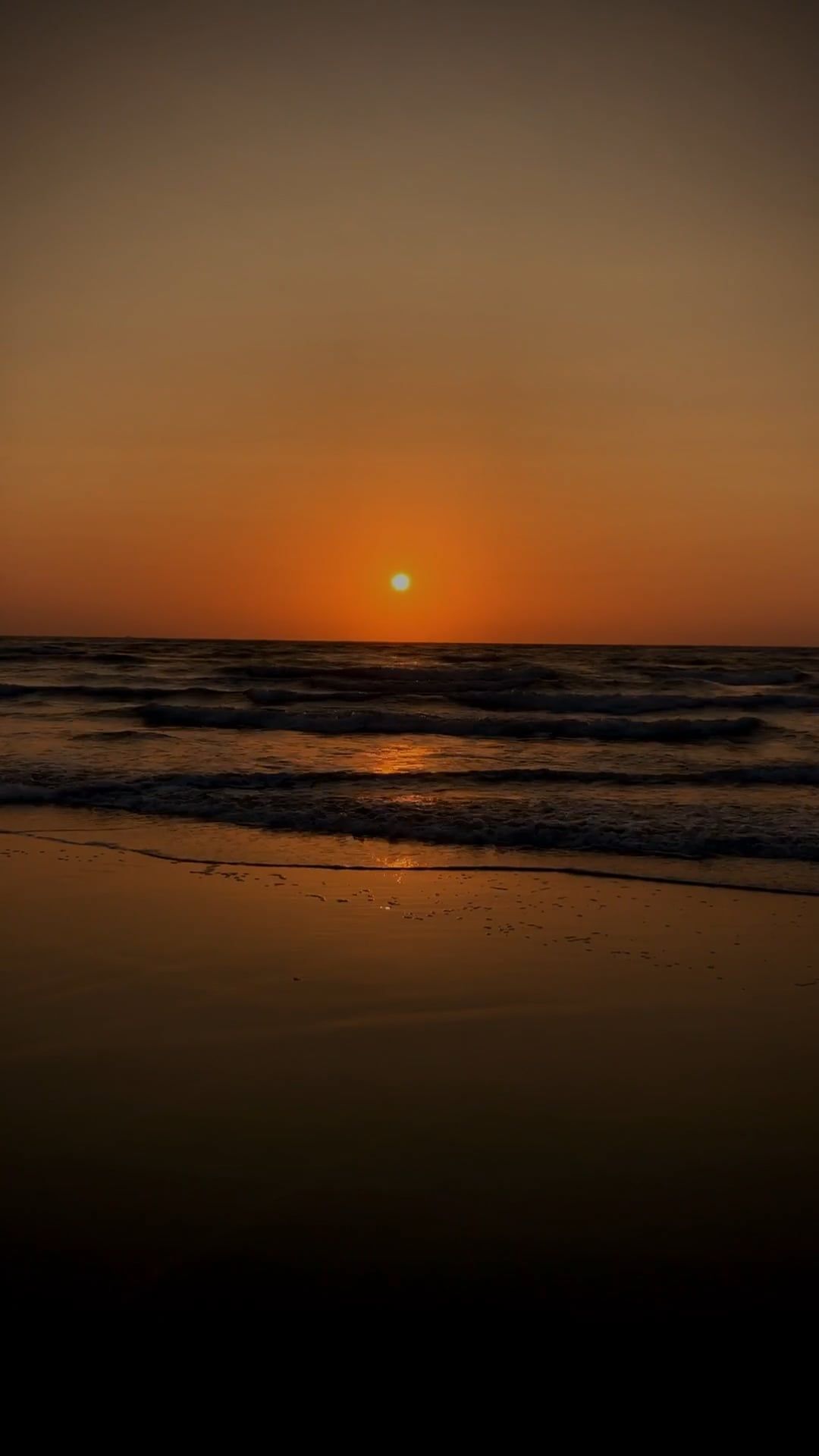 A person standing on the beach at sunset Free Stock Video Footage ...