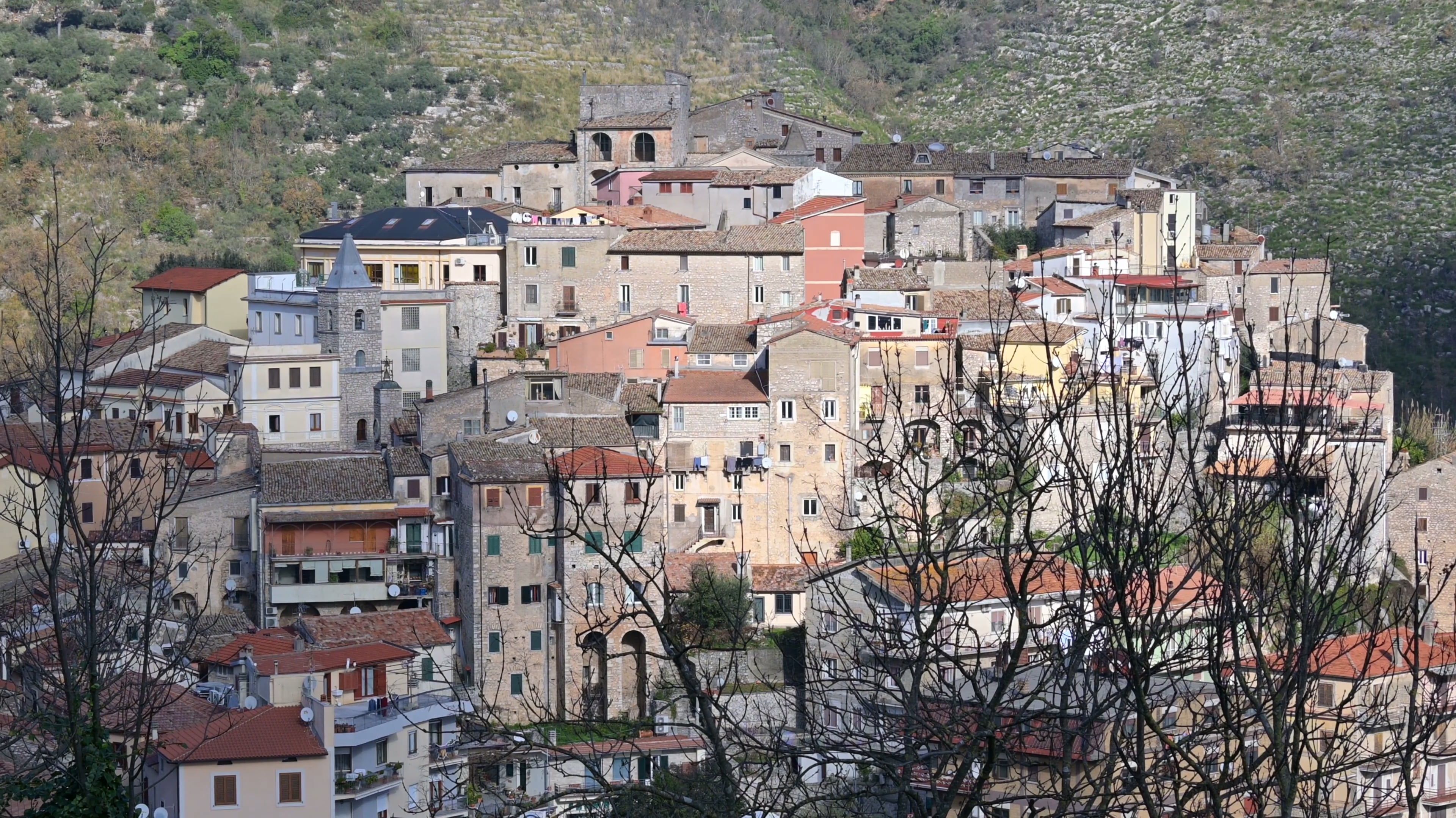 ALTSTADT LENOLA LATINA ITALIEN Free Stock Video Footage, Royalty-Free ...