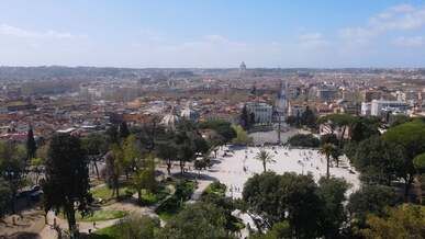 aerial view of the city