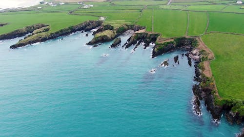 Drone Footage of A Field