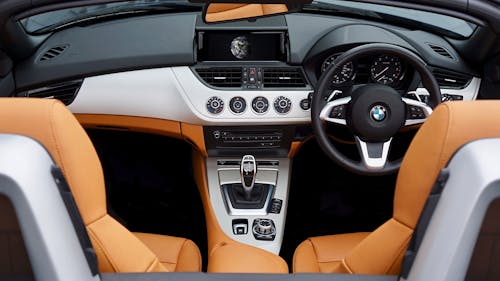 Car Interior Of A BMW