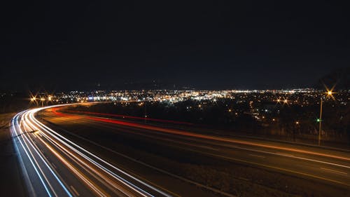Time lapse Of City Highway