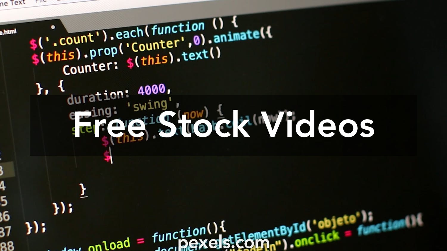 Live Wallpaper Coding Stock Video Footage for Free Download