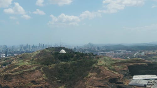 Aerial View Of A City Landscape