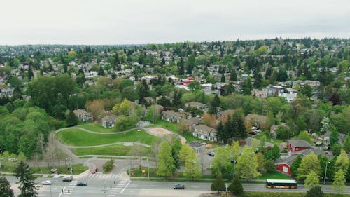 Pemandangan Panoramik Dari Tanah Luas