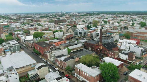 Drone Footage Of A Community