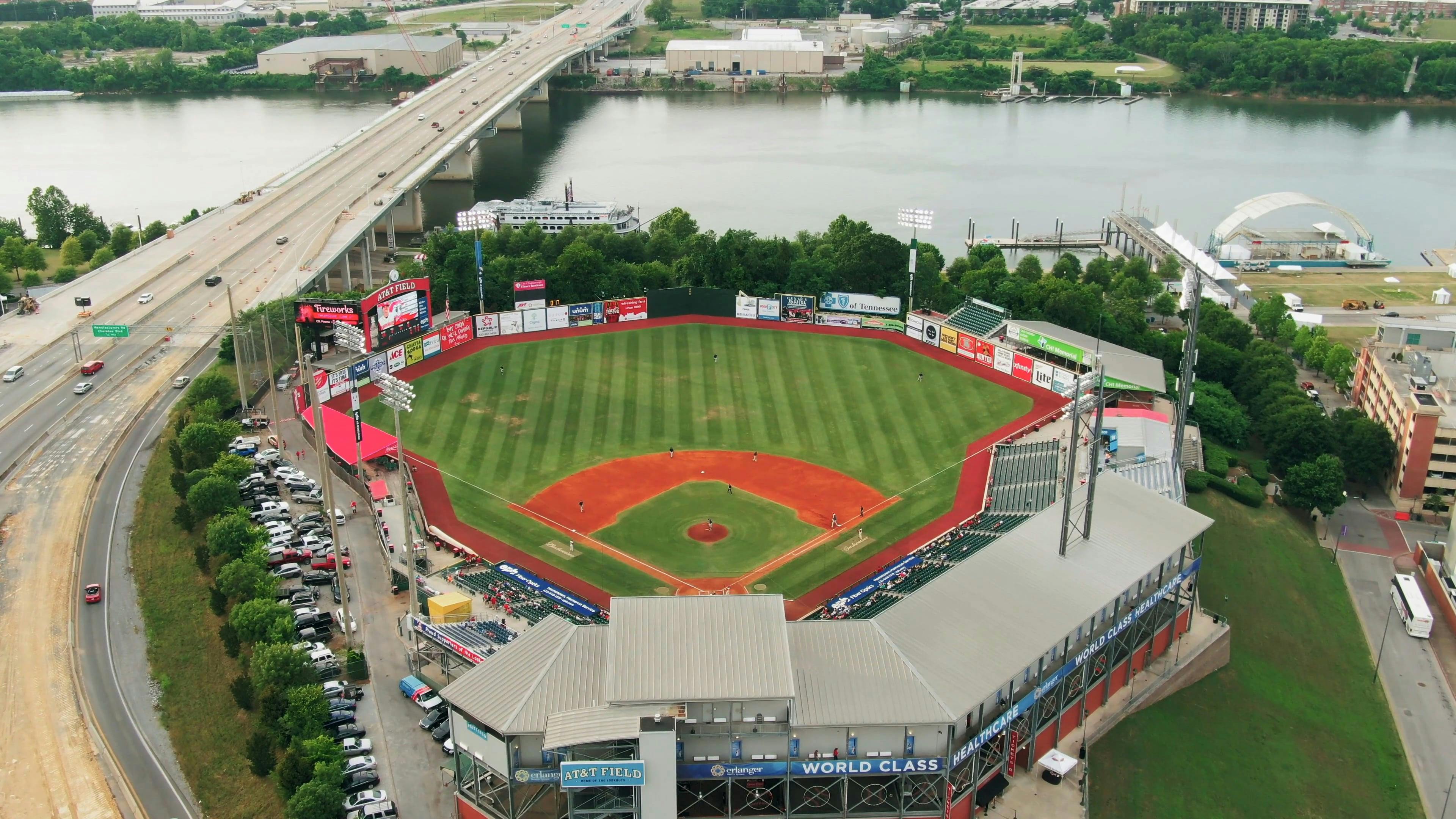 Aerial View Of A Baseball Field · Free Stock Video