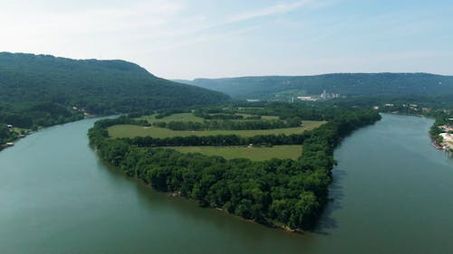 Land Surrounded By Body Of Water