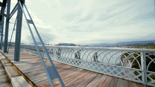 A Concrete Bridge Across A River