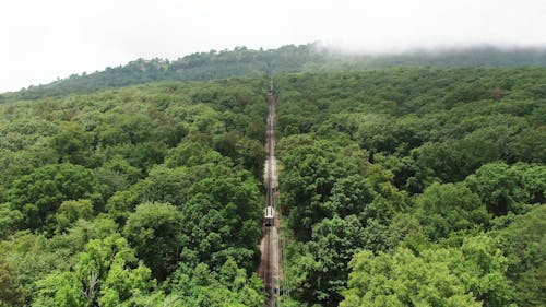 Vue Aérienne Du Train