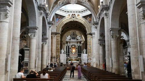 Interior Of An Old church 