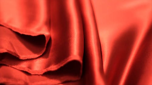 Red Satin Fabic