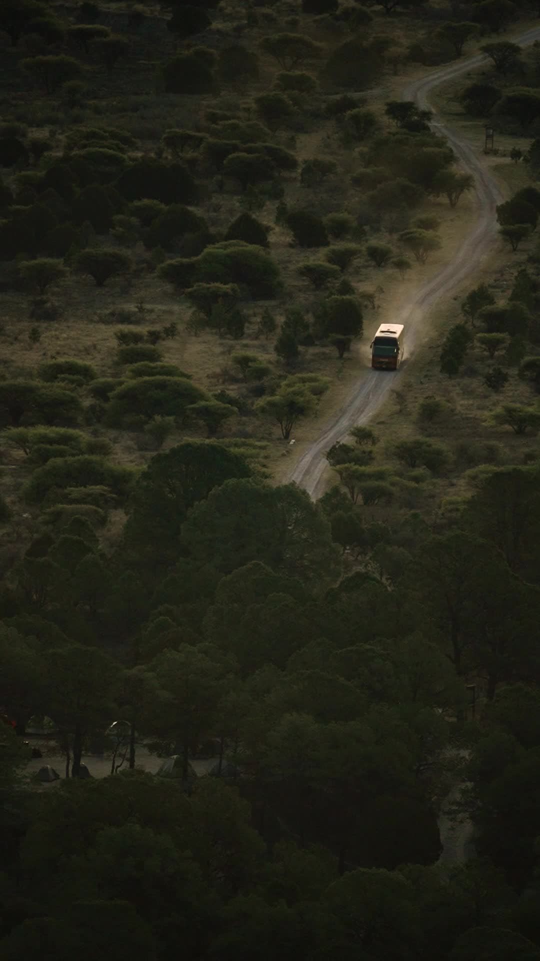 A car driving down a road at night Free Stock Video Footage, Royalty ...