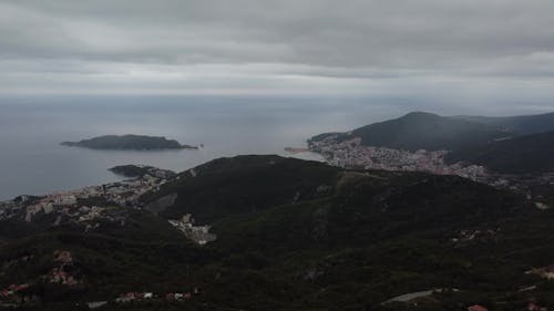 Some cloudy day in Montenegro, by drone 1