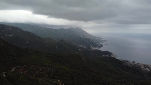 Some cloudy day in Montenegro, by drone 2