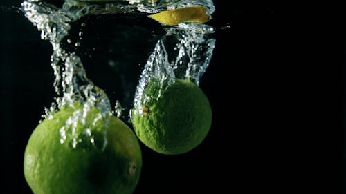 Lime And Lemons In Water