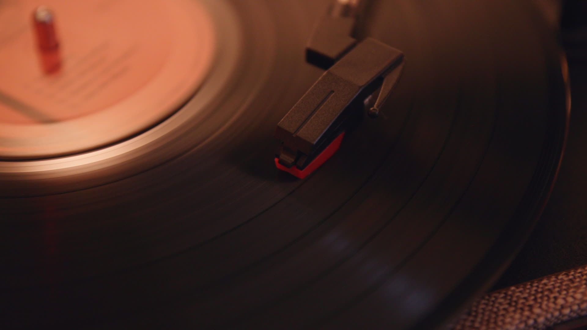 A close up of a record player with a needle Free Stock Video Footage ...