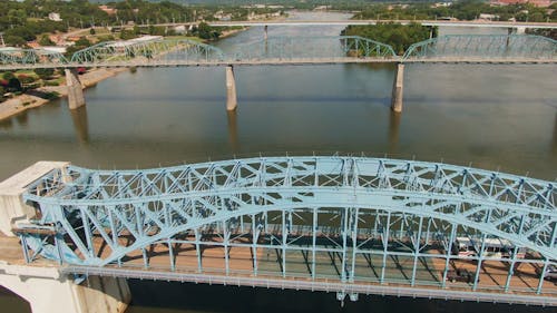 Bridges Built Across A River