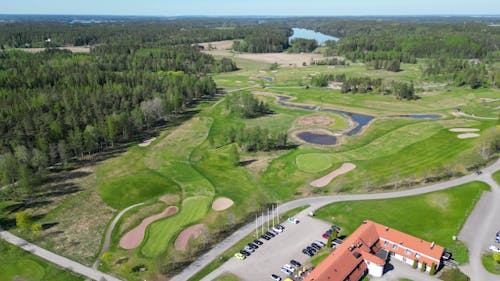 4K Drone Journey: Scenic Mountain Lakes, Forests, and Golf Courses