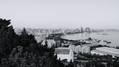 Panoramic Footage of Baku City