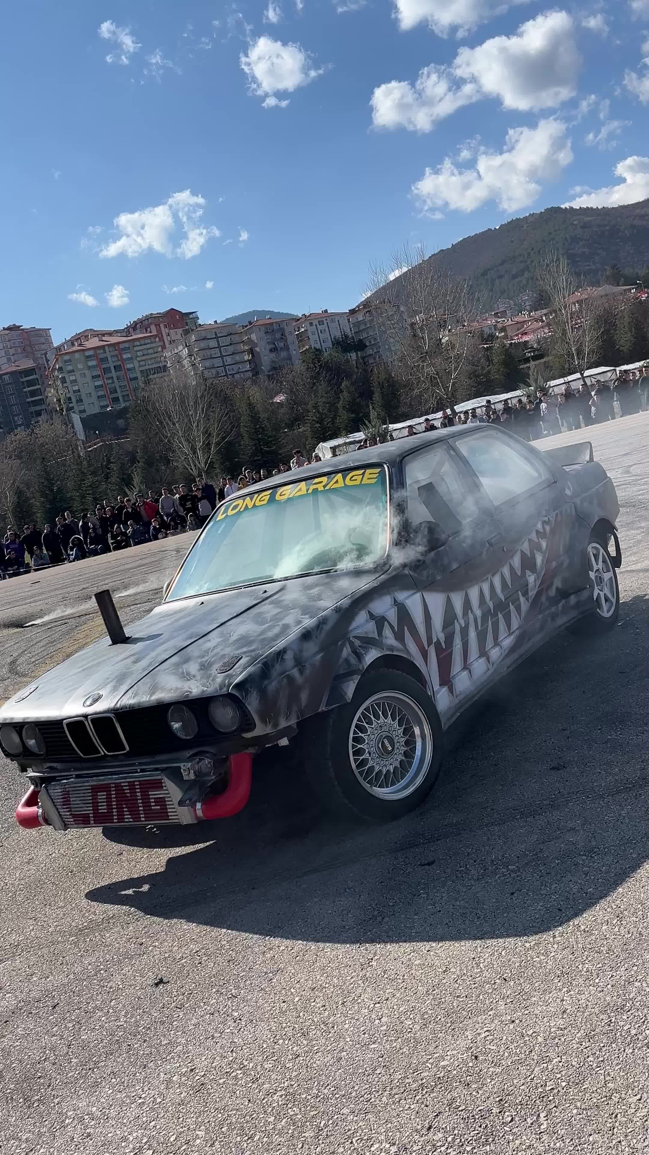 A car with smoke coming out of it's exhaust Free Stock Video Footage ...