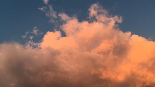 White Clouds Under Blue Sky