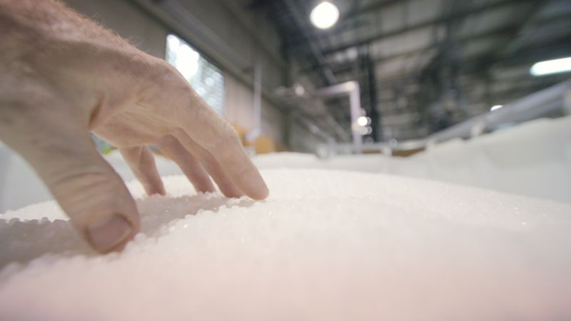 Factory Machine Pouring Granulated Sugar Free Stock Video Footage ...