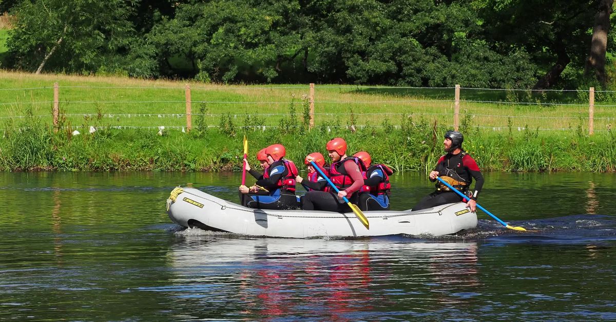 Image Raft Going Over Waterfall Whitewater rafting over a waterfall Free Stock Video Footage, Royalty ...