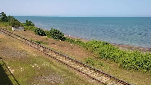 Railways Near a Sea