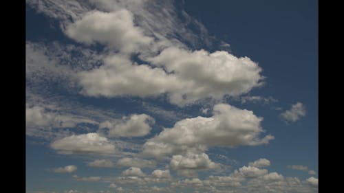 Clouds Formation Moving By The Wind