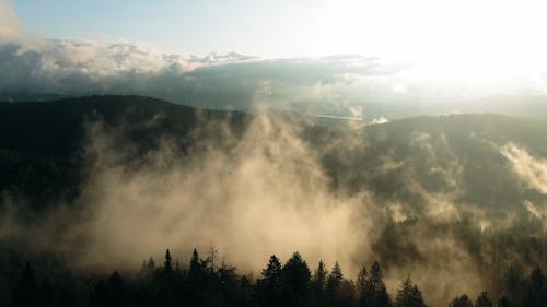 Aerial Footage Of Mountains