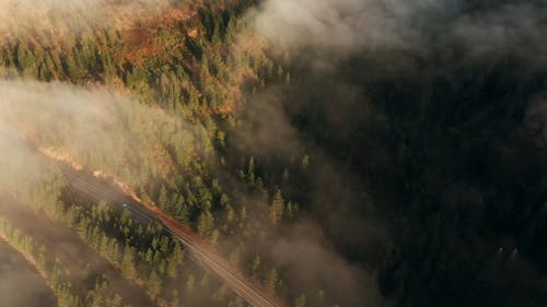 Vue Aérienne D'un Beau Paysage