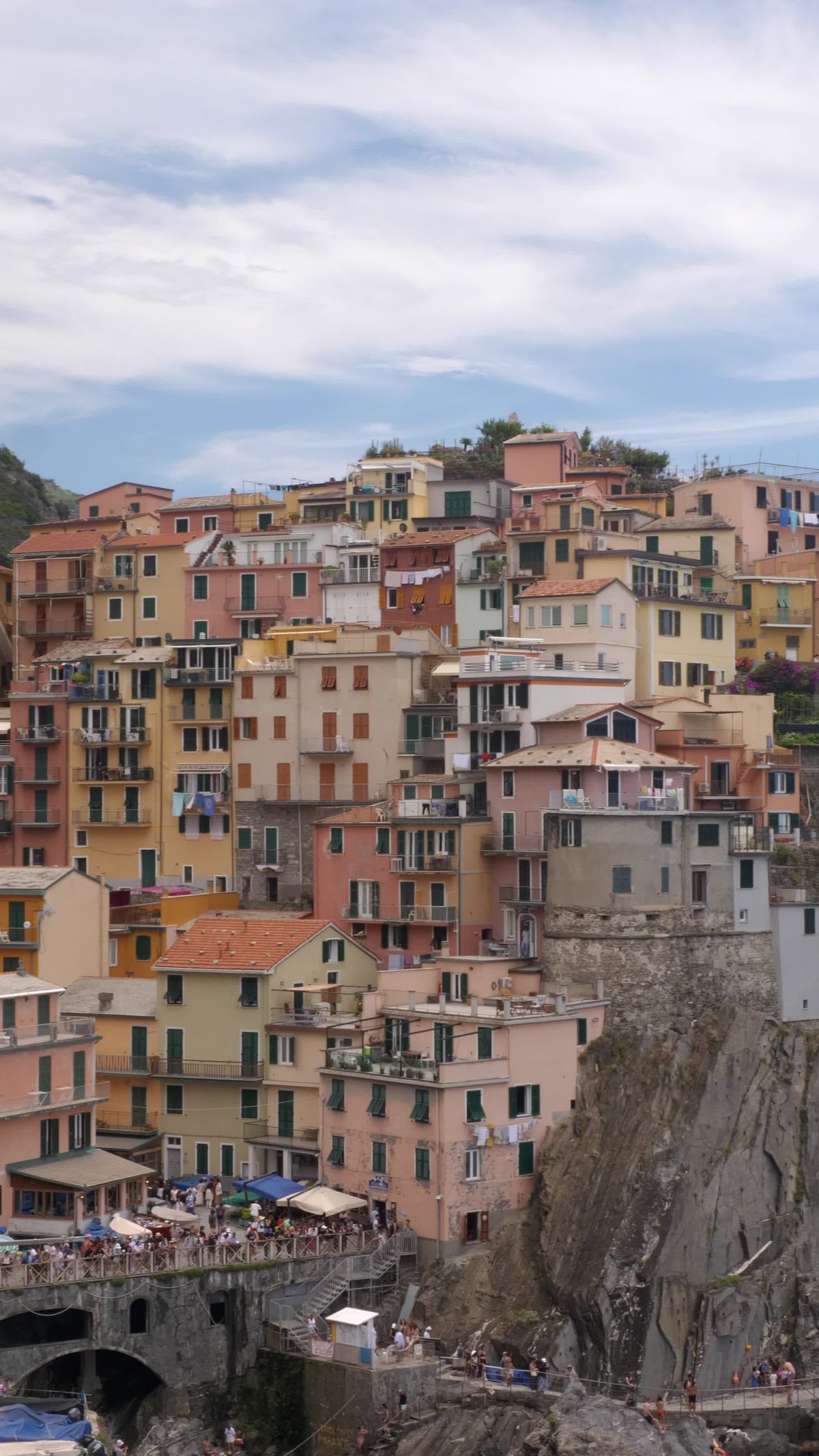 Scenic Italian Coastal Village at Sunset Free Stock Video Footage ...