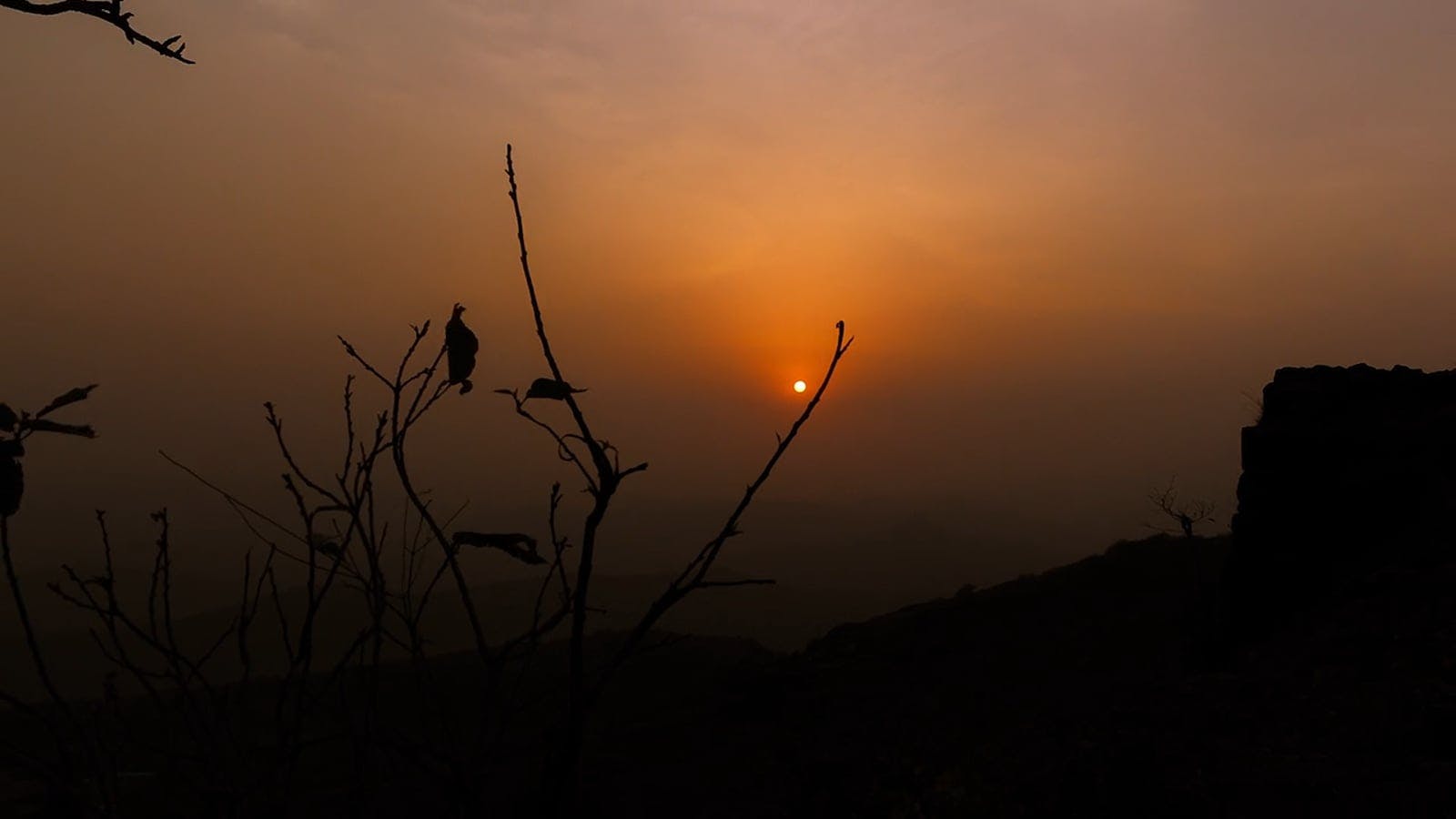 Timelapse Video Footage Of The Sun Setting Down Free Stock Video