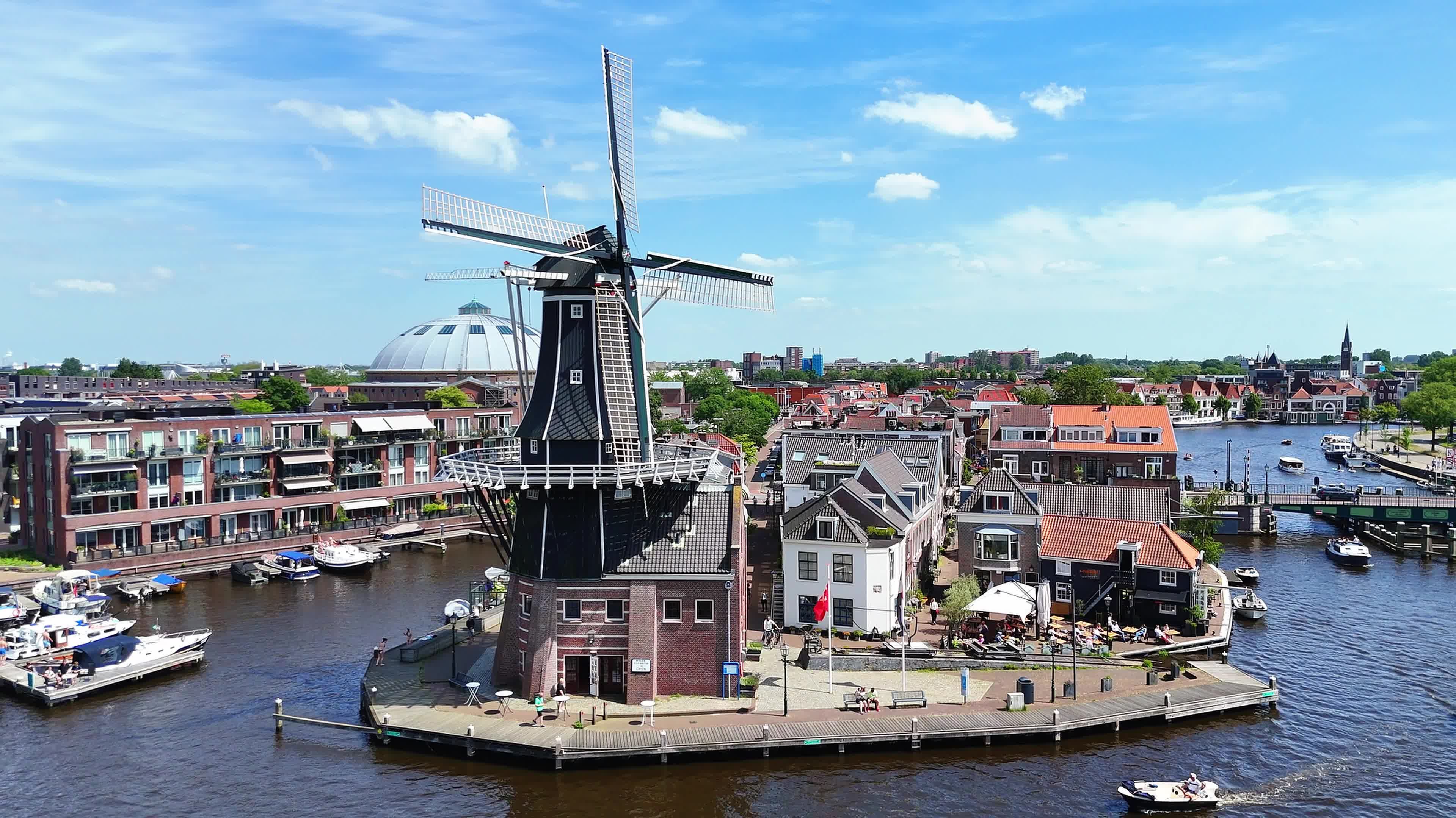 Haarlem-08 Free Stock Video Footage, Royalty-Free 4K & HD Video Clip