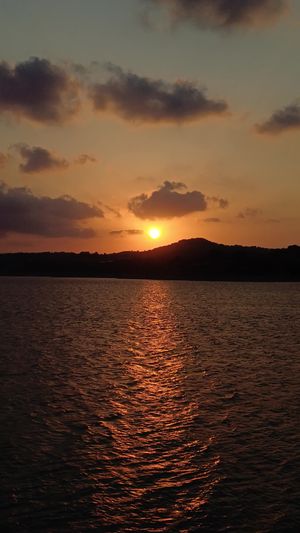 Serene Sunset Over Tranquil Water Free Stock Video Footage, Royalty ...