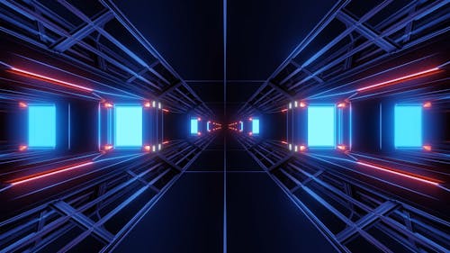 An Animated Octagon Tunnel