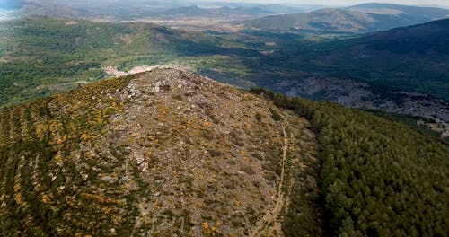 An Off-road Clearing At The Mountain Slope