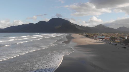 Luchtfoto Van Een Strand