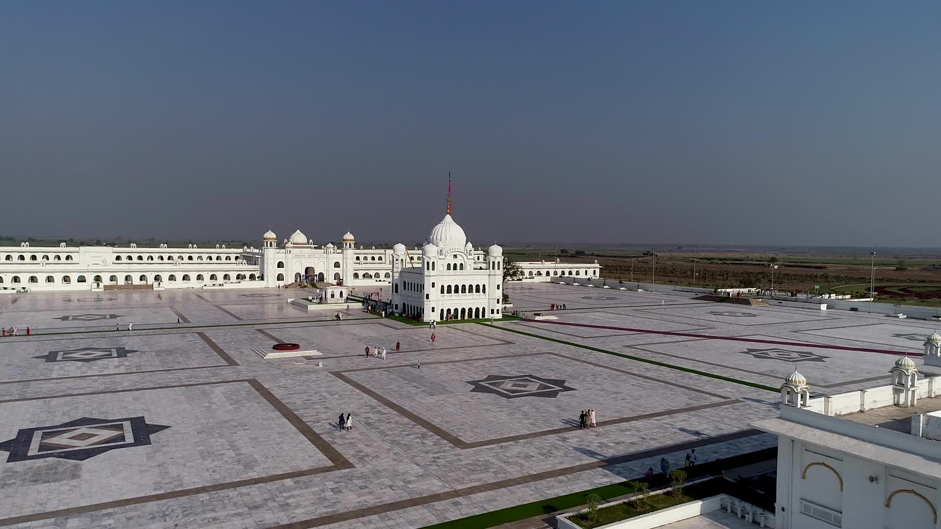 he Kartarpur Sahib, Gurdwara Darbar Sahib Kartarpur, a Sikh temple in ...