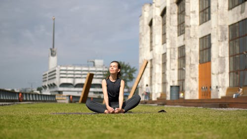 Woman Doing Stretching Exercises