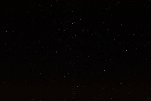 Time Lapse Footage Of Of The Night Sky Speckled With Stars