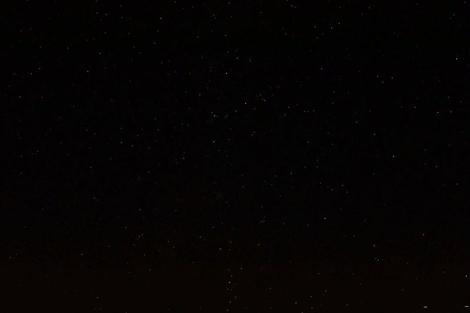 Time Lapse Footage Of Of The Night Sky Speckled With Stars Free Stock ...