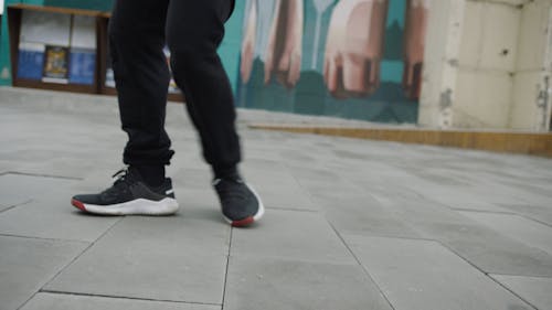 Man Showing The Steps In Hip-Hop Dancing