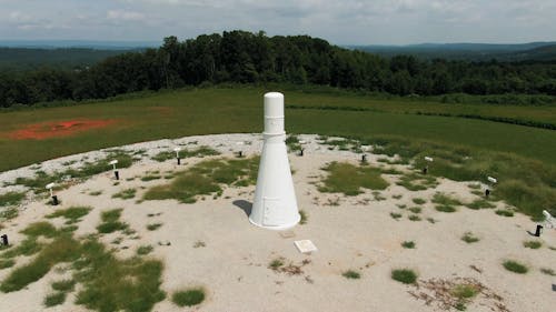 An Observatory Built On Top Of A Flatten Hill