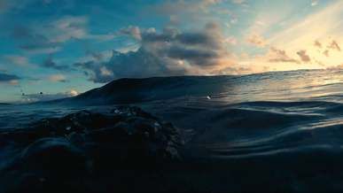 big waves in an ocean