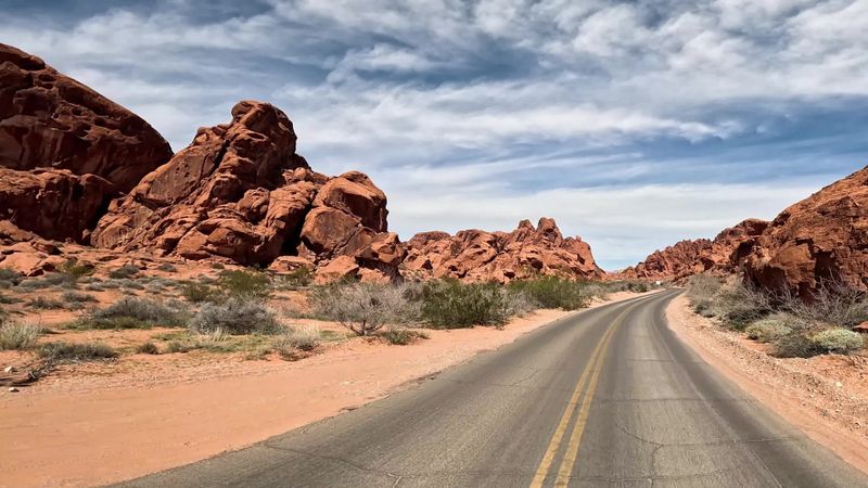 Point of View of a Car Driving along Canyon Highway in Arizona Free ...