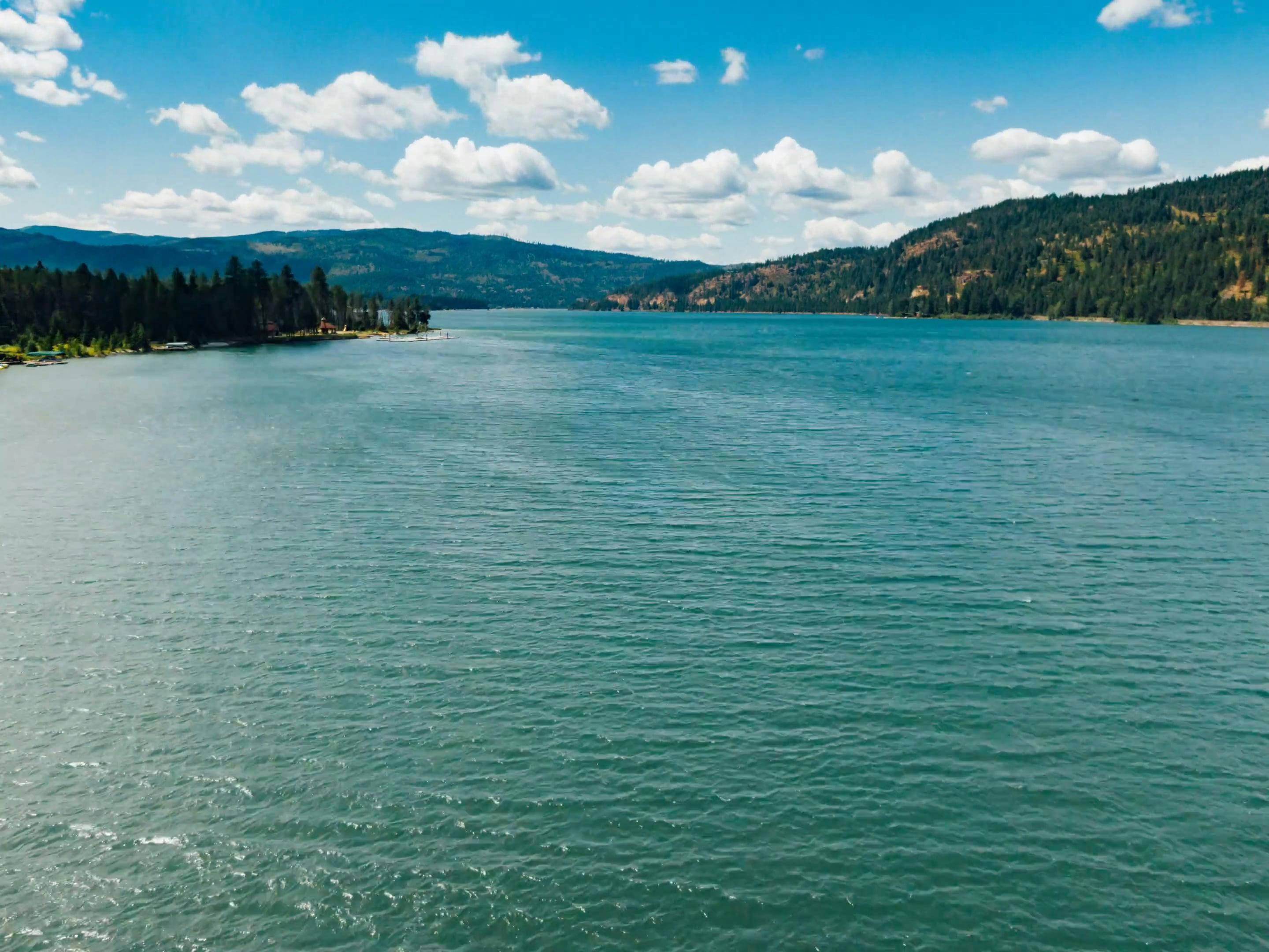 A Big River In The Mountain Valleys · Free Stock Video